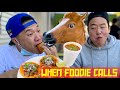 Tim & David Try Horse Riding & Birria Tacos - When Foodie Calls Episode 2