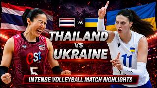 Thailand vs Ukraine Epic Volleyball Highlights | Women's VNL 2026