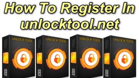How To Register In unlocktool