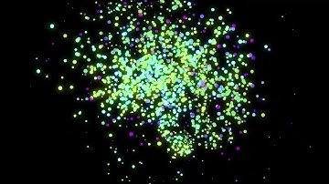 light green particle spread loop animation - Download Stock Footage