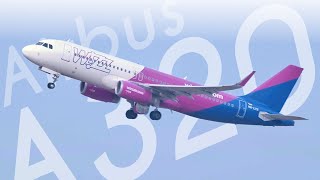 Workhorse: Wizz Air A320 Taking Off from Leipzig/Halle airport (Germany)