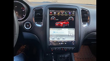 Demo video: 12.1 inch PX6 Android radio installed in 2019 Dodge Durango with OEM AMP