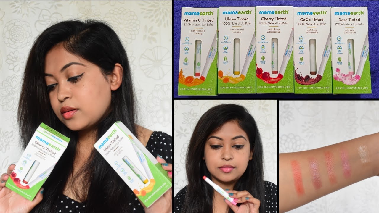 Mamaearth Tinted Lip Balm Review Swatches All Shades YouTube Mamaearth Tinted Lip Balm Review Swatches All Shades YouTube