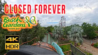 Goodbye Stanley Falls Flume at Busch Gardens Tampa | 4K HDR POV