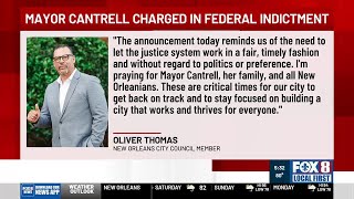 Members of the New Orleans City Council react to the indictments