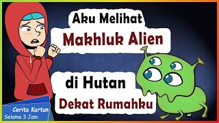 Animasi Buku Harian Kehidupan - Aku melihat makhluk alien di hutan dekat rumahku. | Film Kartun