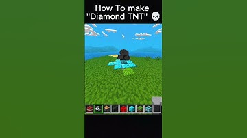 Minecraft how to make Diamond tnt 🤫🤫🤫 #minecraft #diamond #tnt #memes #videogames