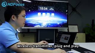 Wireless present solution of interactive board