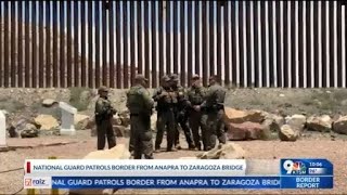 Mexico's National Guard patrol border