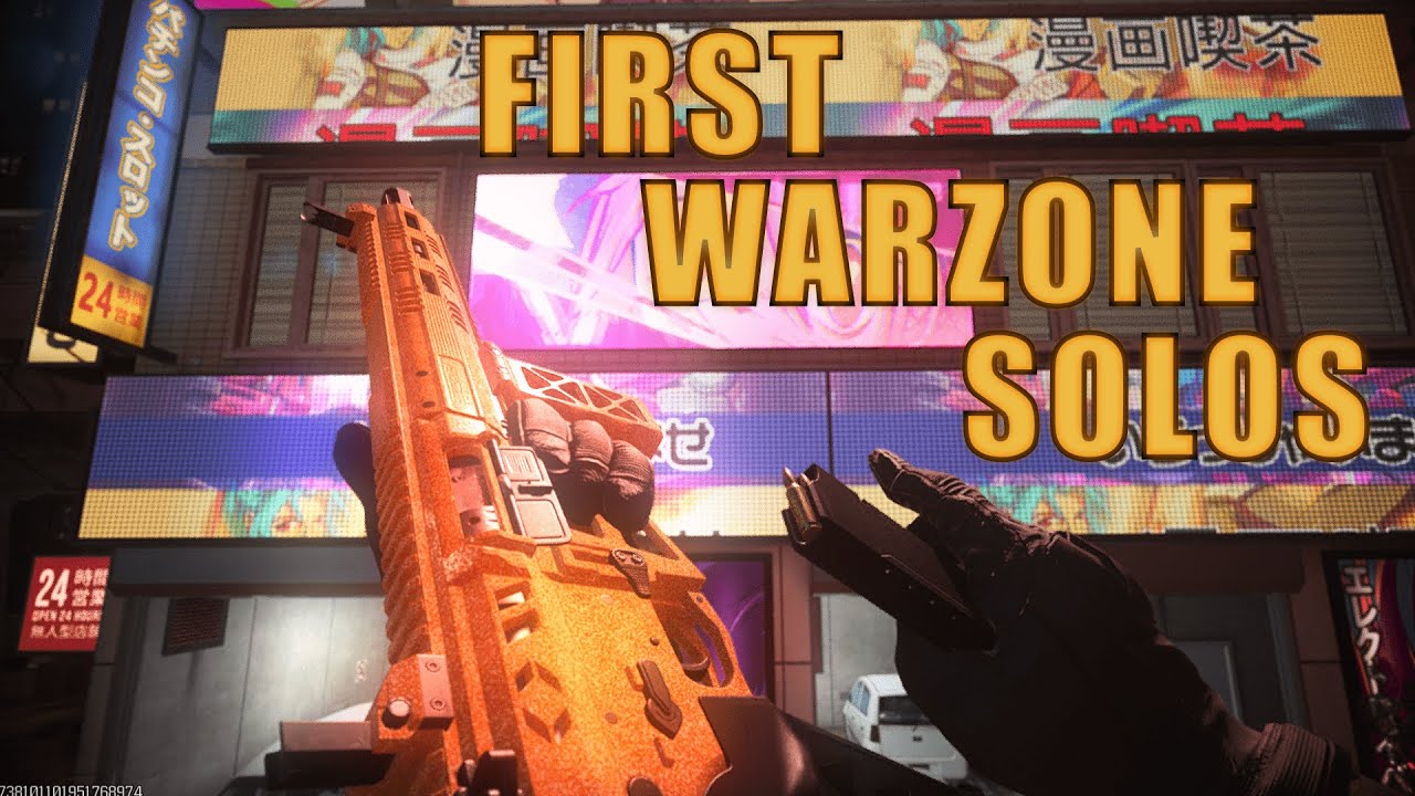 Playing My FIRST SOLO Warzone Game!