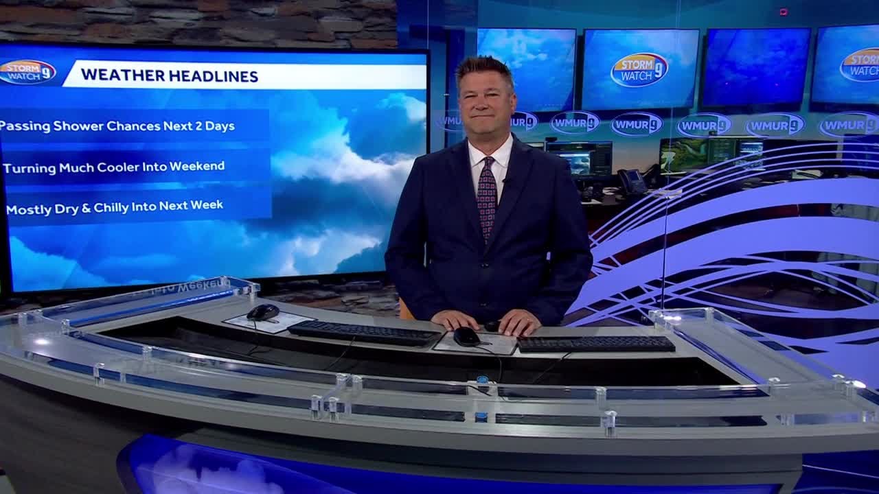Video: Gradual cooldown with a few passing showers in parts of NH - YouTube