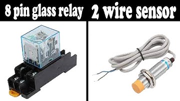 PNP Sensor & 8 Pin Glass Relay connection | Ali Technical Power