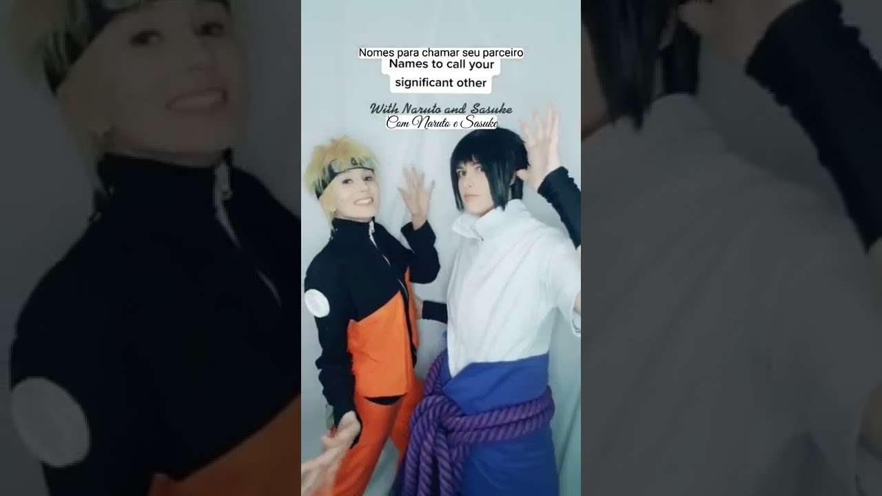 Nomes para chamar seu parceiro #shorts #cosplay #naruto