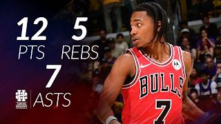 Rob Dillingham 12 Pts 5 Rebs 7 Asts Vs Lakers 2526 Season