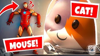 AVENGERS vs. FORTNITE! (Fortnite Cat &amp; Mouse)