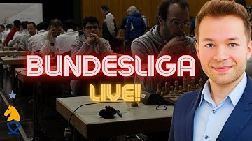 ♟ Schachbundesliga live mit Caruana, Blübaum, Rapport, Duda , van Foreest, Sarana, Angelika & Ilja