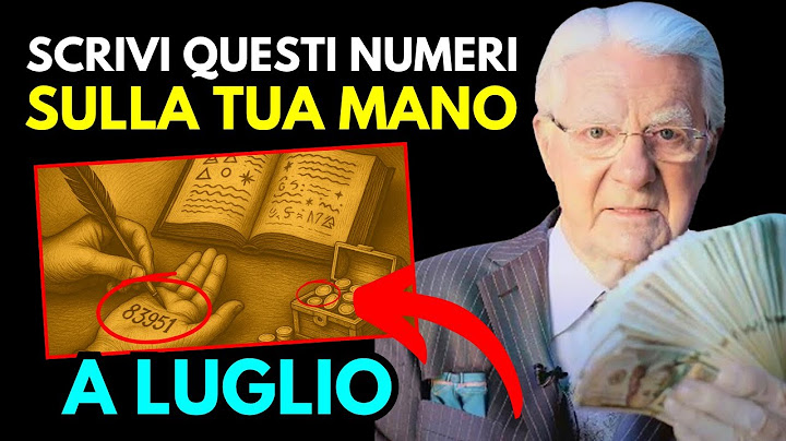 Scrivi questi 5 NUMERI sulla tua mano a LUGLIO e non rimarrai MAI senza SOLDI