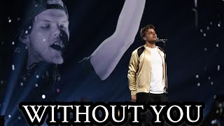 Avicii - Without you - Live vocals by Sandro Cavazza from Avicii Tribute Concert