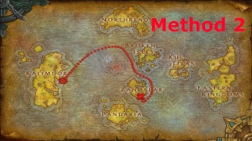 How to travel from:    Orgrimmar  to  Zandalar [Method: 2/2]