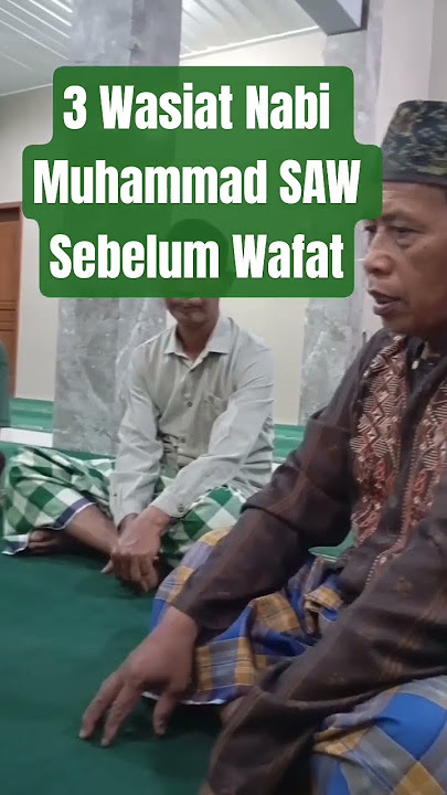 Wasiat Nabi Muhammad SAW #quotes #nasehat #ilmu #sholat #islam #pesan #wasiat #hadits #nabi #fyp