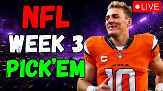 Live NFL Week 3 Pick'em (Vertical) Guide