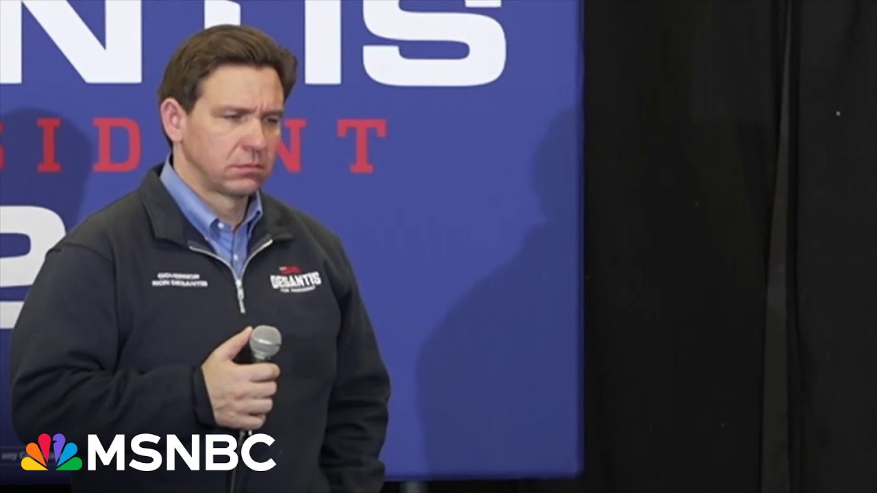 Voter calls out Ron DeSantis for 'going soft' on Trump
