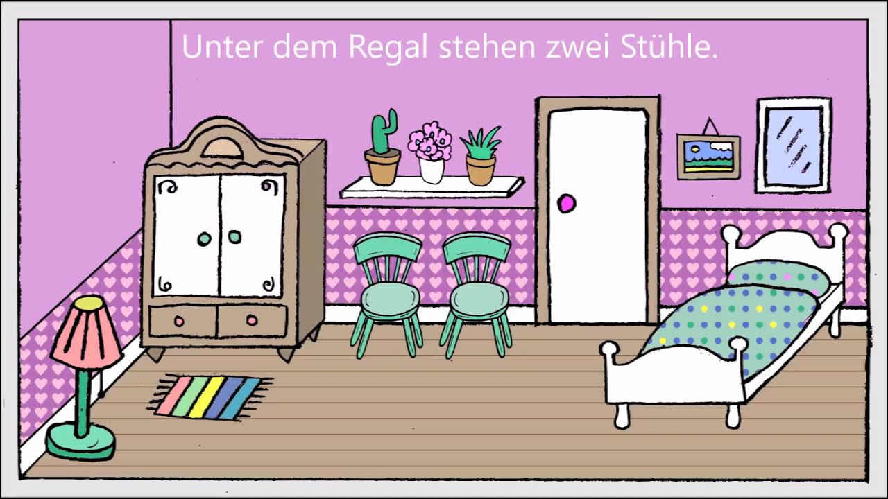 Описание комнаты. Мультяшная комната для описания. Mine zimmer. Zimmer. Mein zimmer задания.