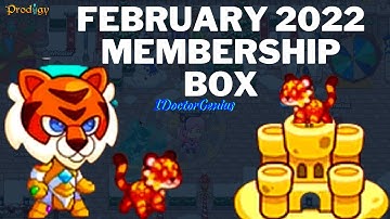 Prodigy NEWS : FEBRUARY MEMBERSHIP BOX 2022: LUCKY TIGER 2022:7DAYS to ARENA & MORE