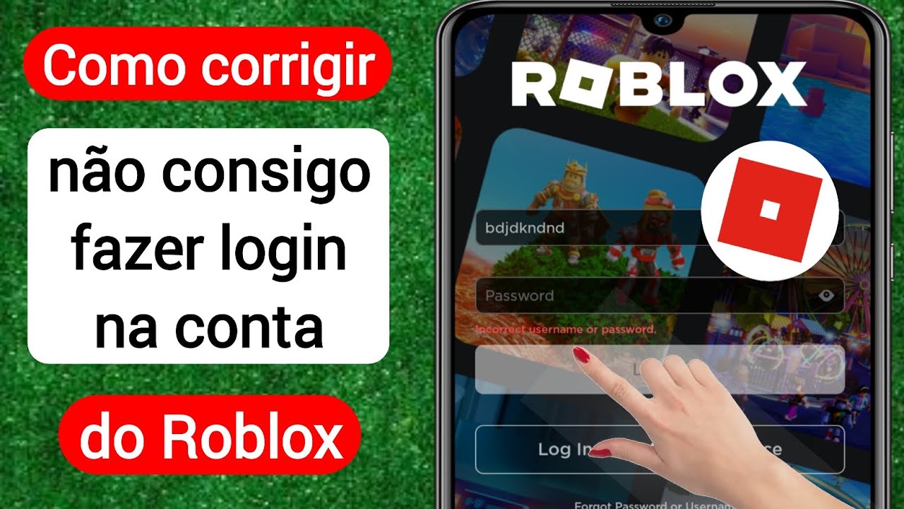 Consertar não é possível fazer login na sua conta do Roblox