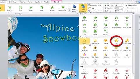 Microsoft PowerPoint: How to Animate a Picture Using an Emphasis Effect