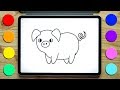 Cara Menggambar Babi dengan Mudah