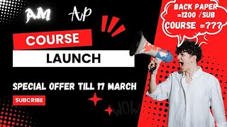 Launching One Shot Ap and Am Course || Course Launch || First Time in Ipu ||