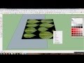 Leaves on road sketchup
