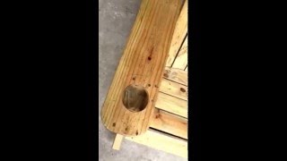 I made this rocking Chair out of free pallets. It