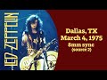 Led Zeppelin - Dallas, TX 3/4/1975 (Source 2) NEW FOOTAGE