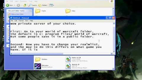 How to connect to a wow private server