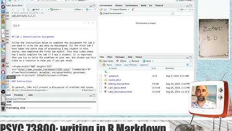 PSYC 73800: Example of writing content with R markdown