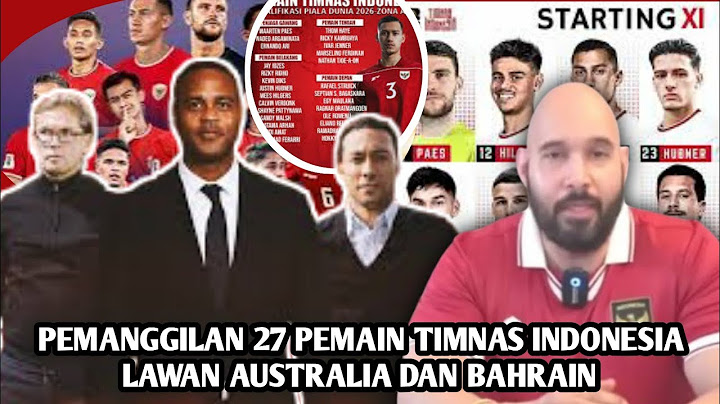 Patrick Kluivert Panggil 27 pemain lawan Australia dan Bahrain