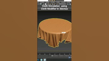 Cloth Simulation in 3dsmax | How to Simulate using Cloth Modifier #3d #3dsmax #tutorial