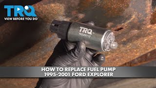 How to Replace Fuel Pump 19952001 Ford Explorer