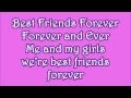 ☯♡✿Lego Friends~ Best Friends Forever Lyrics✿♡☯