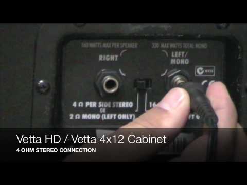 Line 6 Amplifier And Cabinet Connections Part 1 Youtube