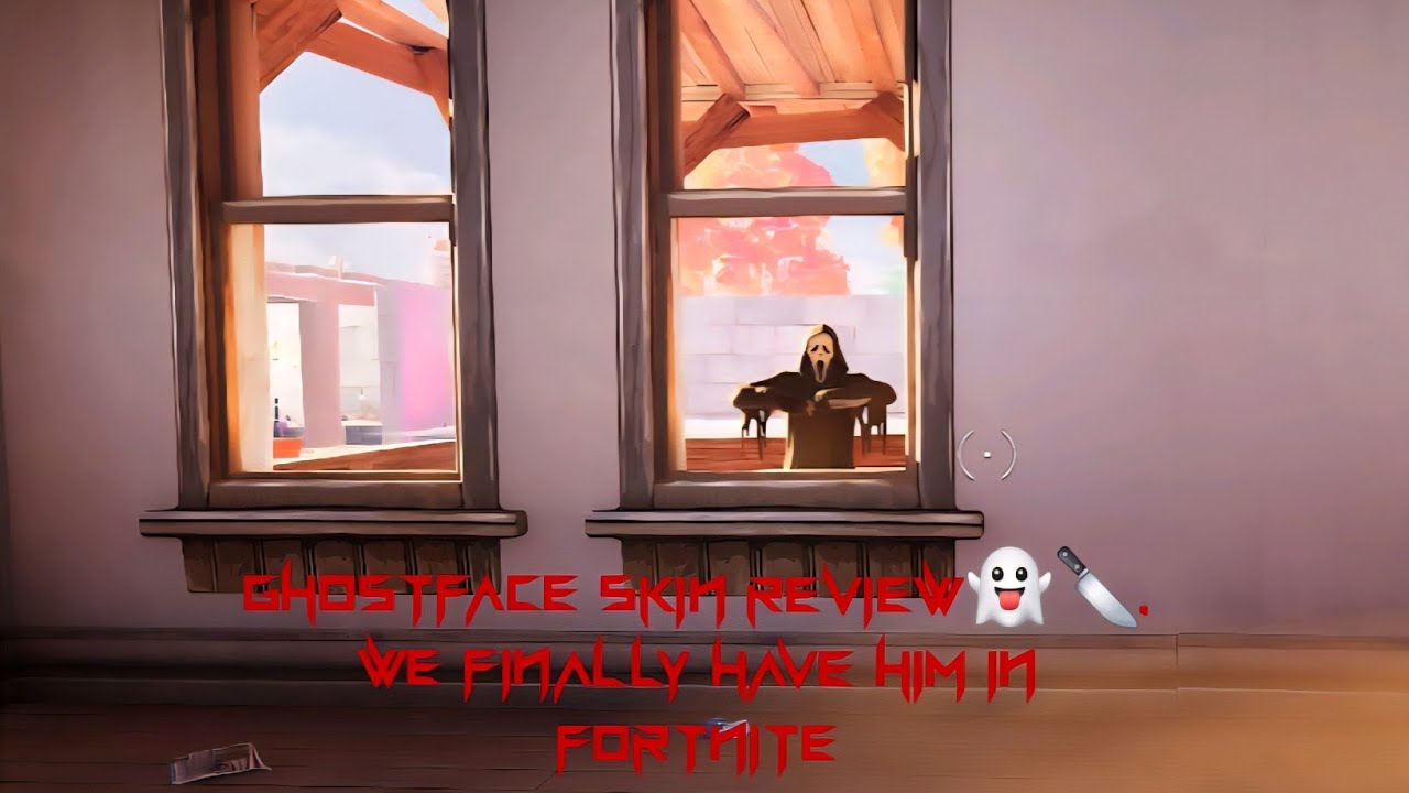 Ghostface skin review we finally have him in fortnite first fortnitemares skin of this fortnitemares