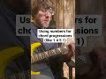 What does it mean when people use numbers for chord progressions (1 4 5 1)? #guitar #musictheory