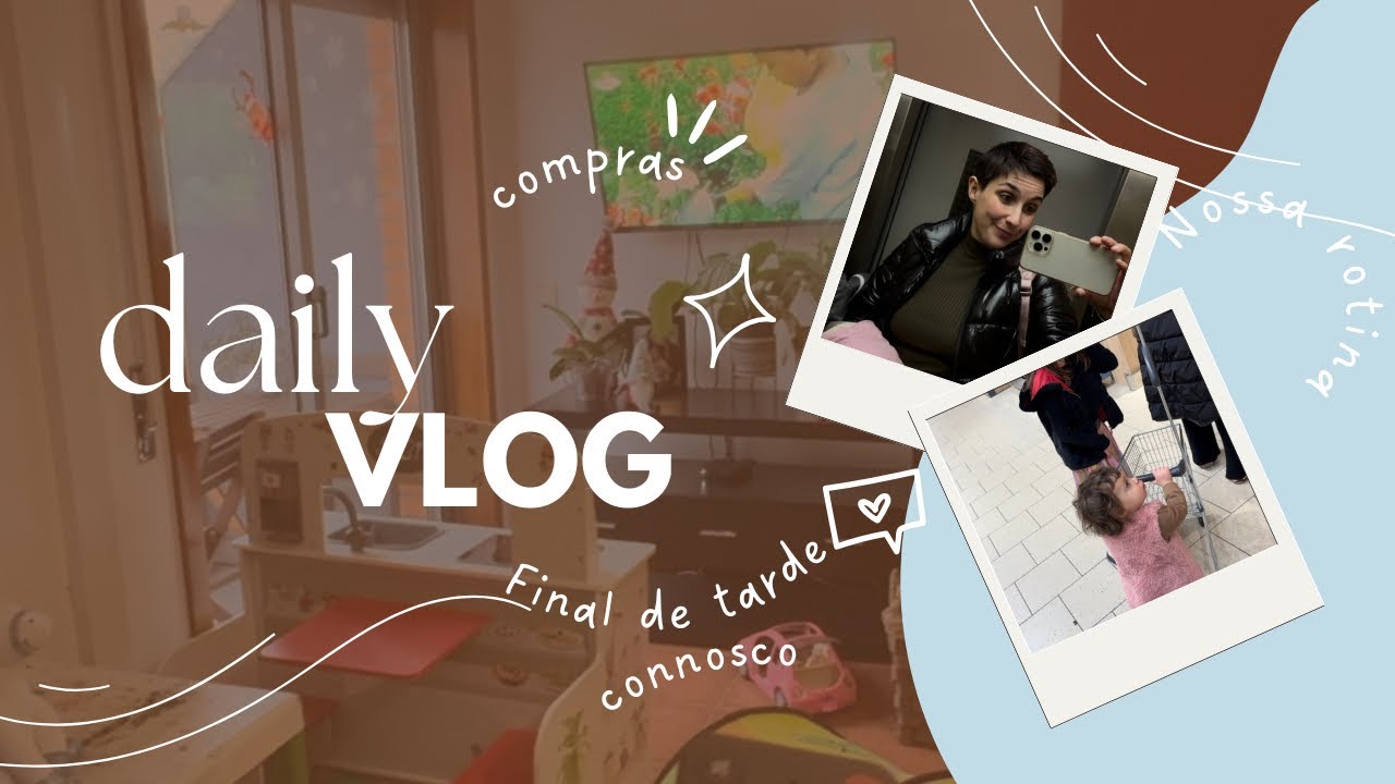 Vlog: VOLTAMOS 🤍 Compras com duas crianças + Final de tarde + jantar 