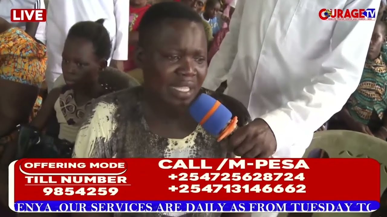 EMOTIONAL AS A YOUNG LADY BEGS TO HAVE HER MARRIAGE BACK - PASTOR GILLACK AMSHAURI NA KUMUOMBEA.