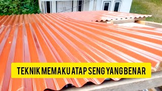 ini rahasia pemasangan atap seng rumah