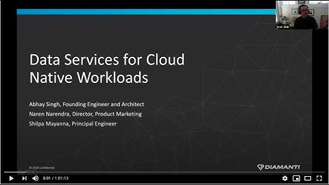 Webinar: Data Services for Cloud Native Workloads