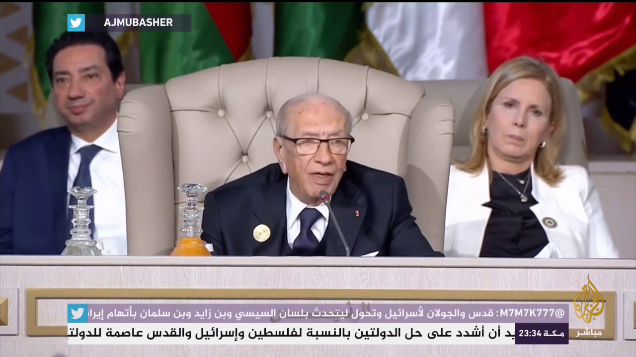 هاشتاج .. #القمة_العربية في #تونس تثير الجدل .. ومغردون يختصرونها في صورة