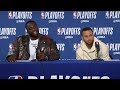 Steph Curry & Draymond Green Postgame Interview - Game 5 | Pelicans vs Warriors | 2018 NBA Playoffs